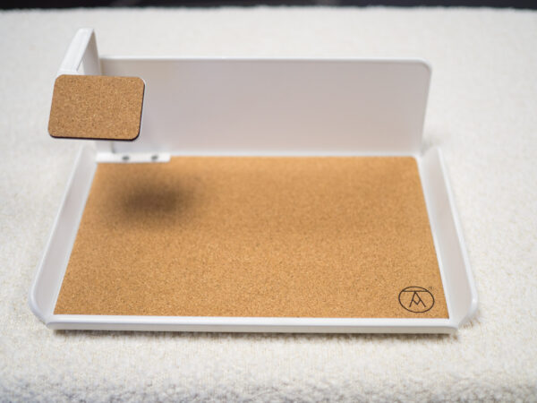 vide-poche métal ARTPINA® vide-poche métal blanc avec support de montre - ARTPINA®