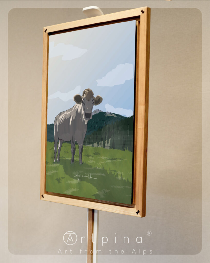 CornoBianco_Cow_Framed