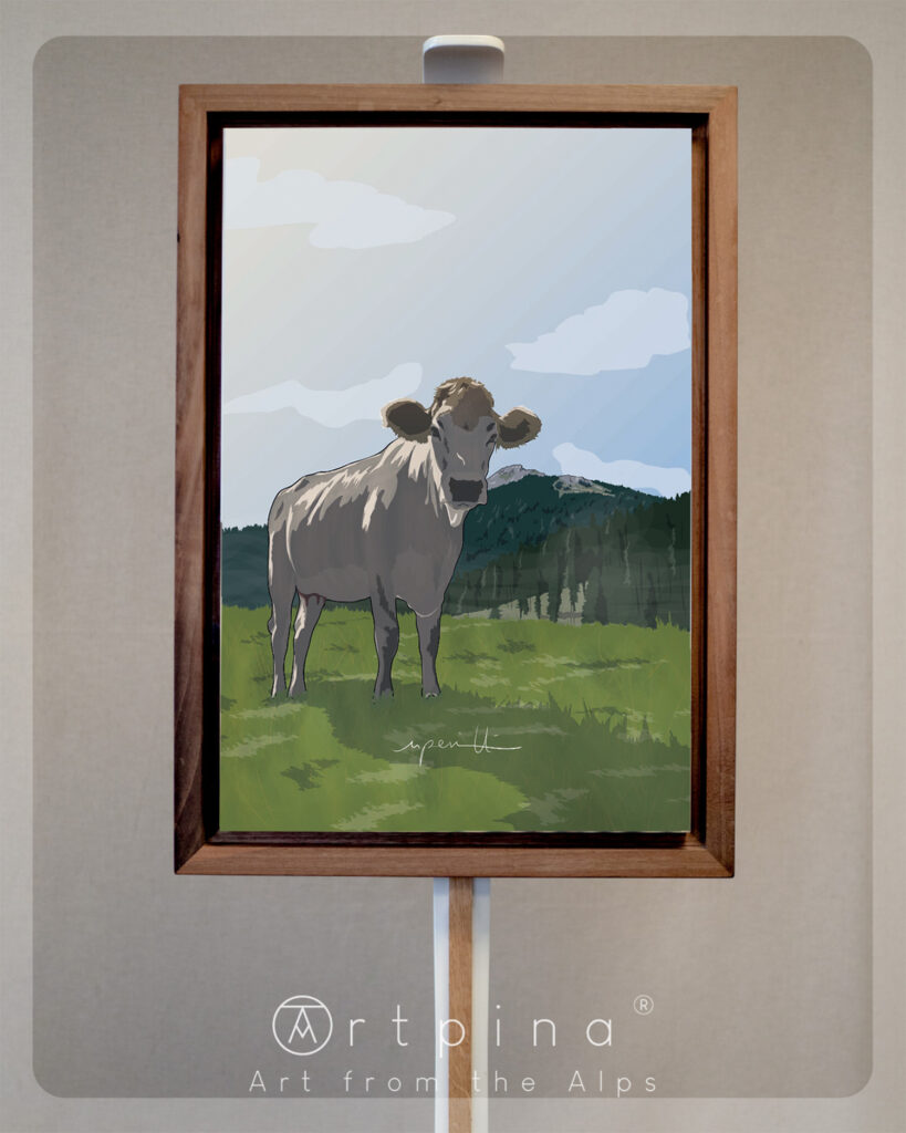 CornoBianco_Cow_Framed_2_Front