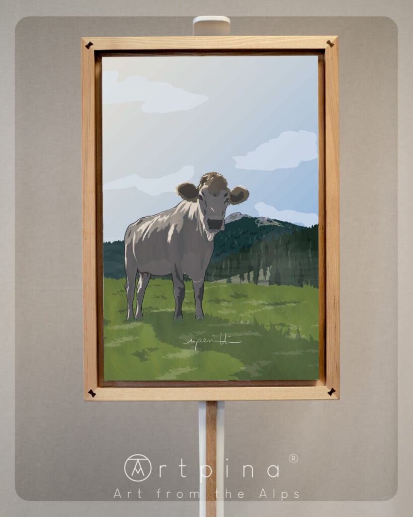CornoBianco_Cow_Framed_Front