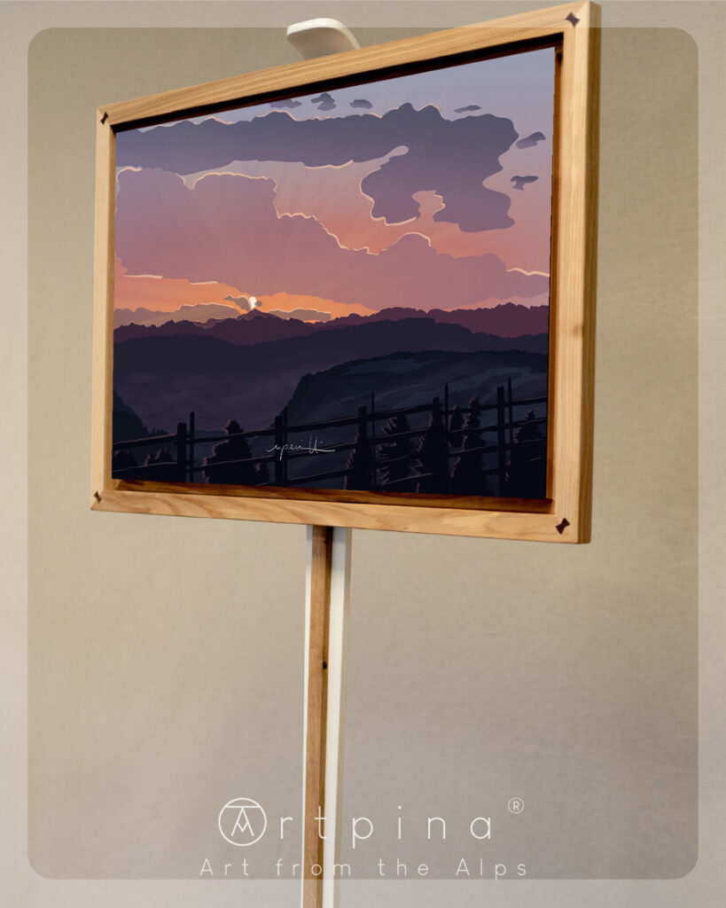 Daum_Sunset_Framed