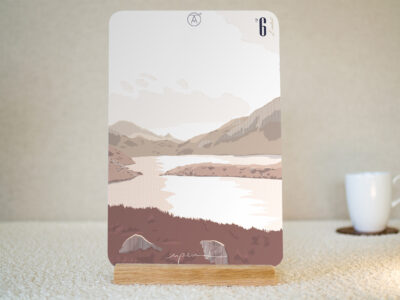 Tableau Lac des 7 Laux, de la gamme "mini tableau" ARTPINA®.