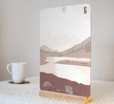 Tableau Lac des 7 Laux, de la gamme "mini tableau" ARTPINA®.