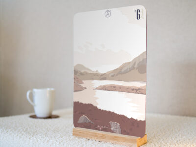 Tableau Lac des 7 Laux, de la gamme "mini tableau" ARTPINA®.