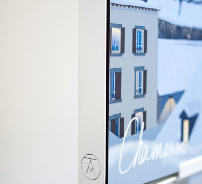 Cadre en métal - Blanc Pur 40x60cm - ARTPINA