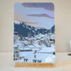 Tableau Chamonix Hiver, de la gamme "mini tableau" ARTPINA®.