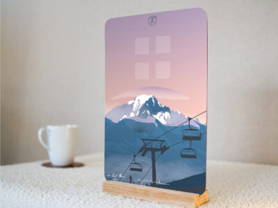 Tableau Arc 2000, de la gamme "mini tableau" ARTPINA®.